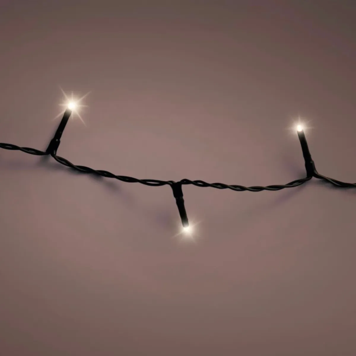 Kabellose USB-Lichterkette 7,4 m 100 LED schwarzes Kabel Duracharge classic Warmweiß - Weihnachts-beleuchtung