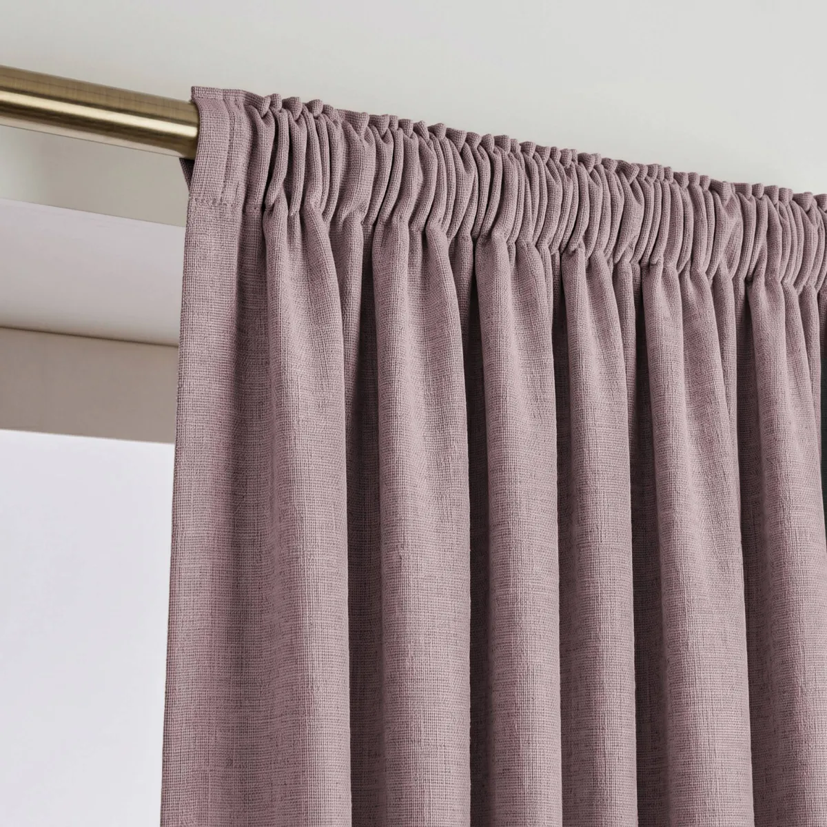 Tenda semi-oscurante Total Blackout passanti nascosti (280 x 240 cm) Ombra Rosa antico