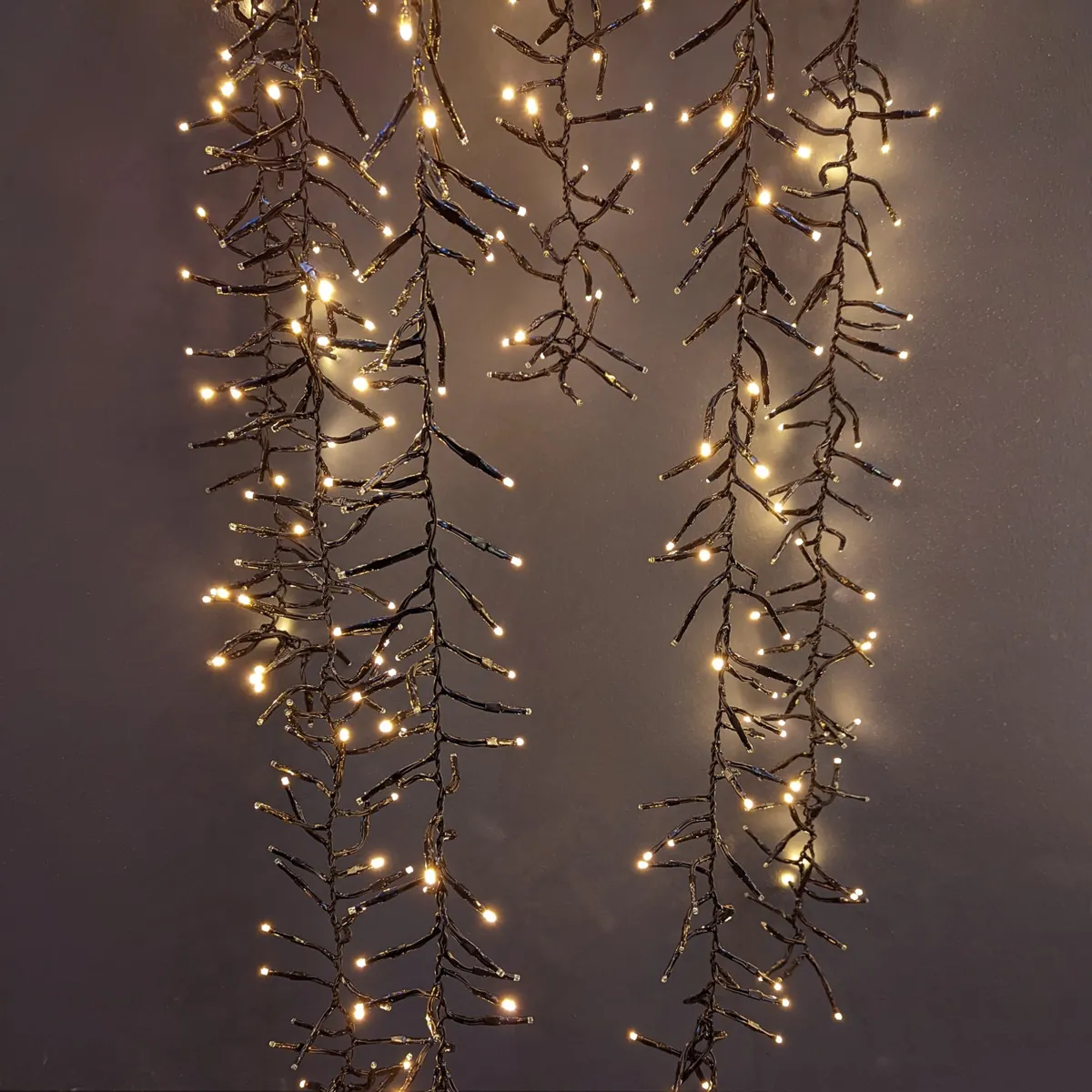 Cascade lumineuse effet scintillant L2 m Blanc chaud 480 LED CN 2