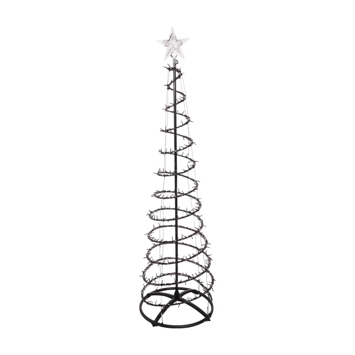 Albero luminoso 756 LED (H210 cm) Effetto cascata Bianco caldo e freddo