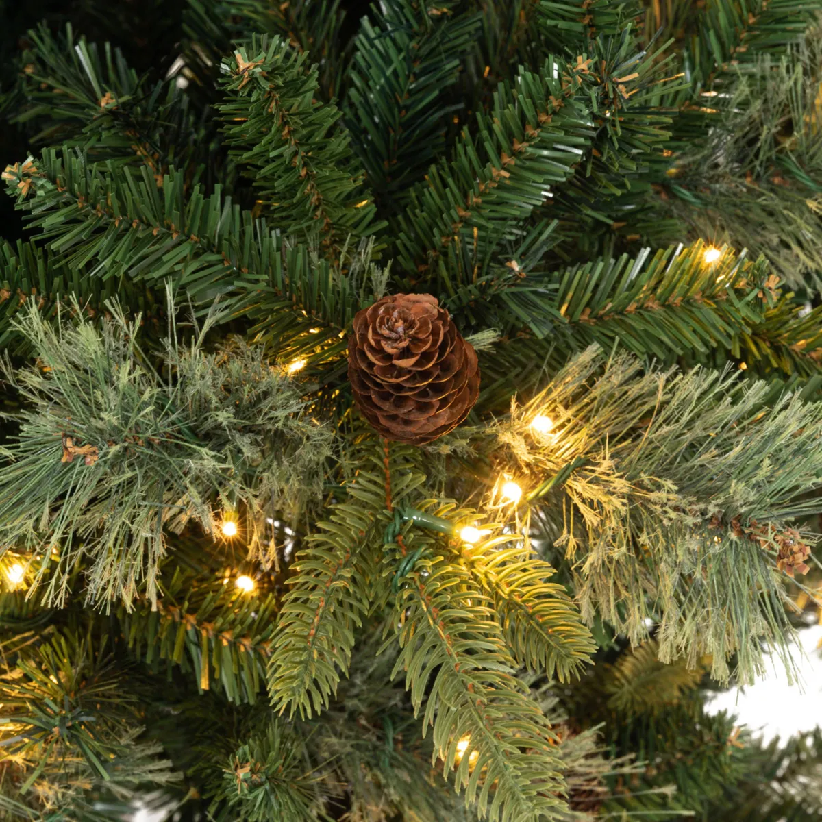 Árbol de Navidad artificial luminoso (H180 cm) Washington Luxe Verde Pino