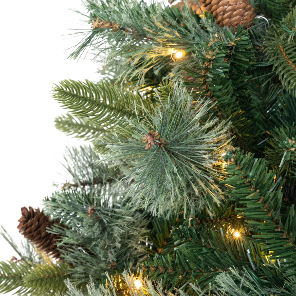 Árbol de Navidad artificial luminoso (H180 cm) Washington Luxe Verde Pino