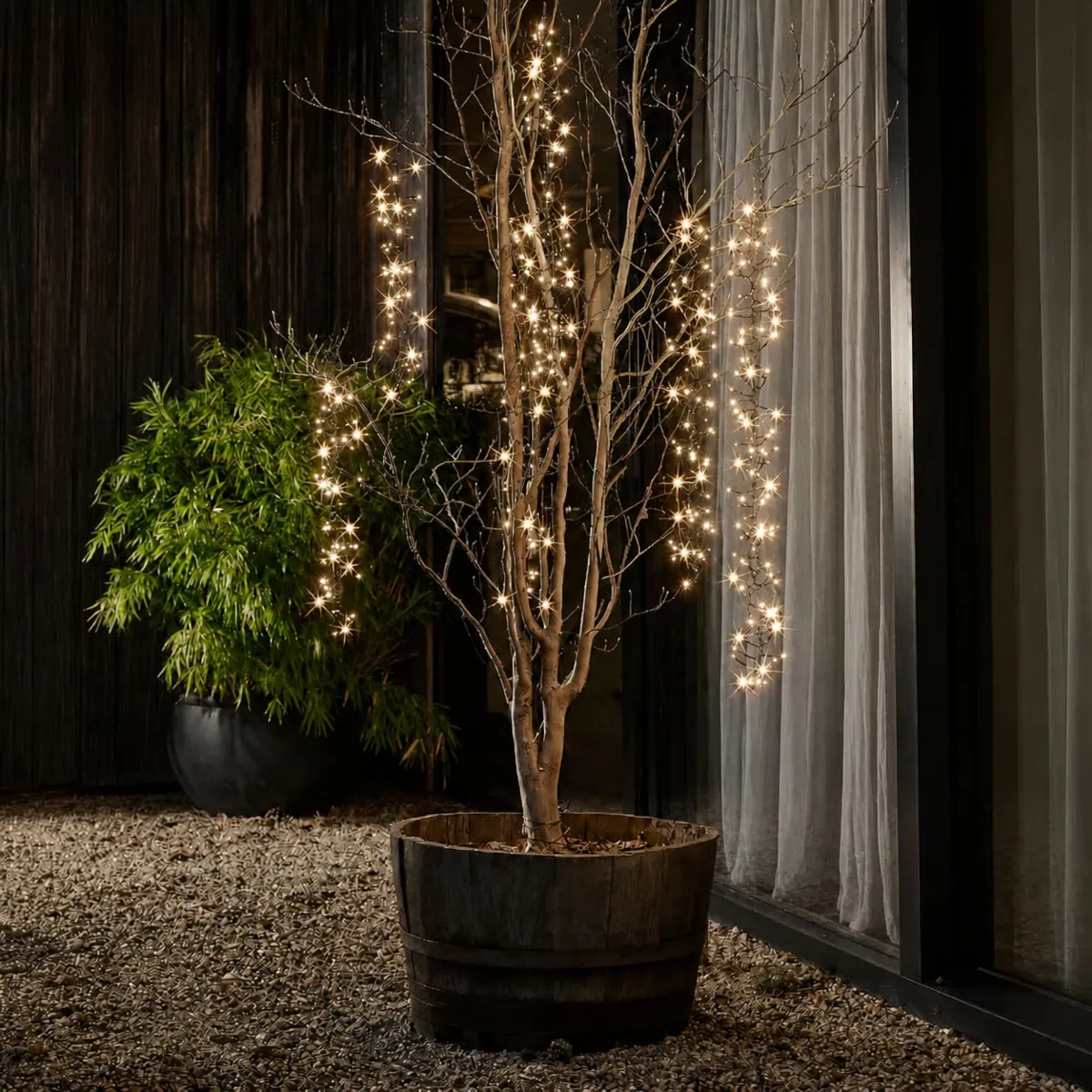 Cascata di luci effetto scintillante L2 m Bianco caldo 480 LED CN 6