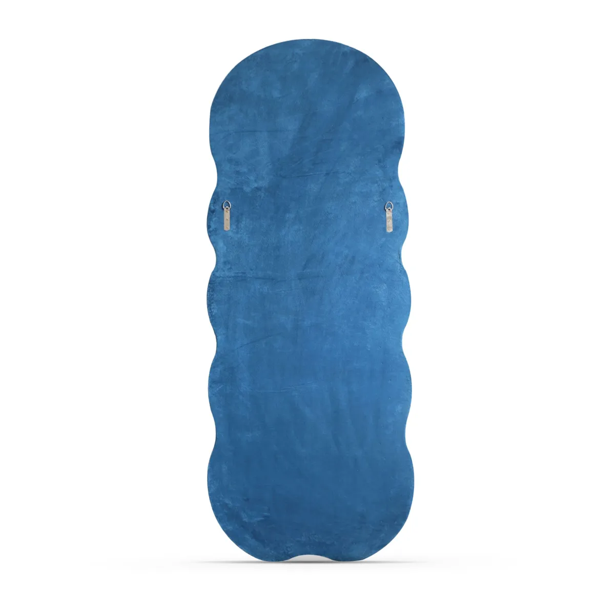 Specchio da parete rettangolare in velluto (60 x 160 cm) Facet Blu
