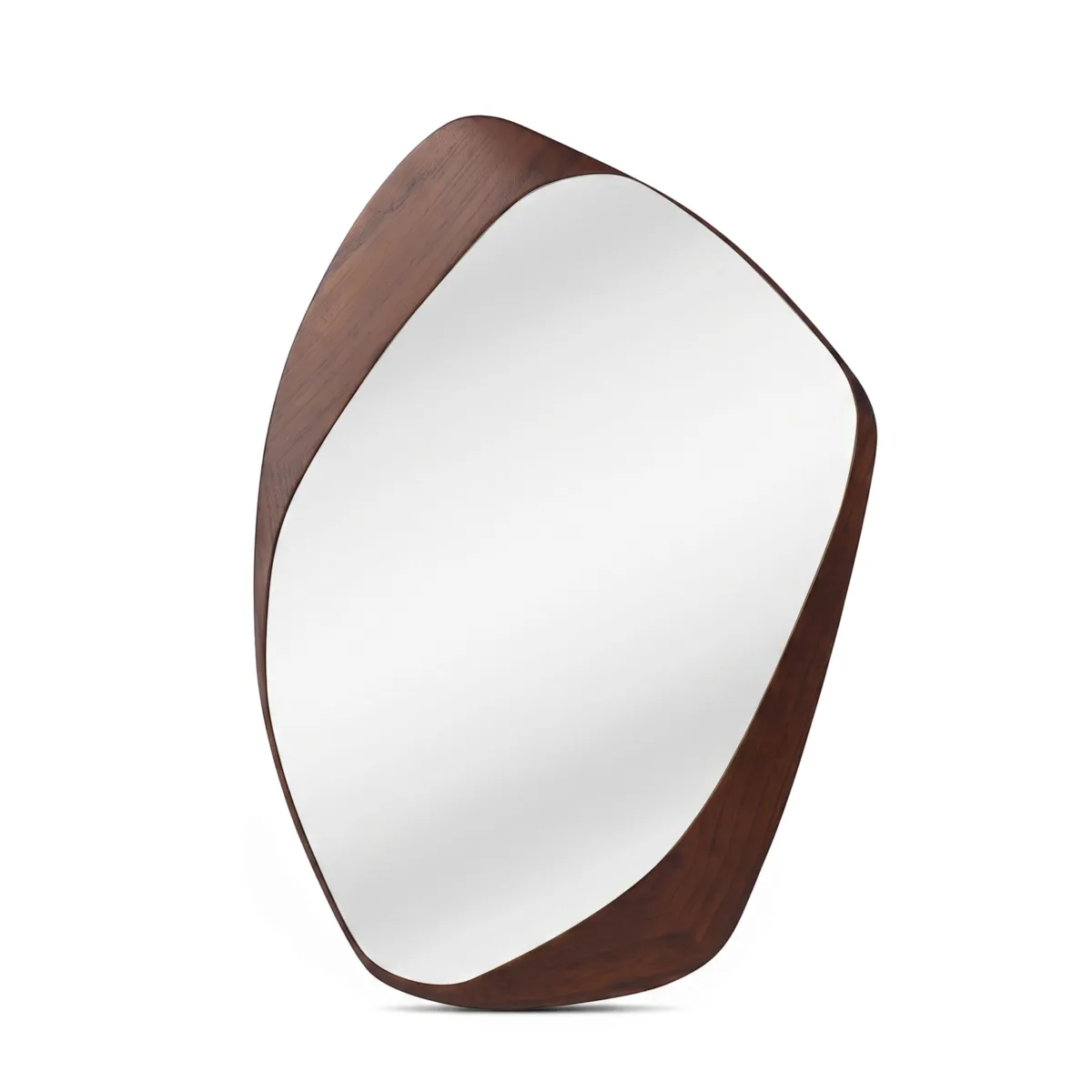 Specchio da parete in legno (60 cm) Lumya Naturale