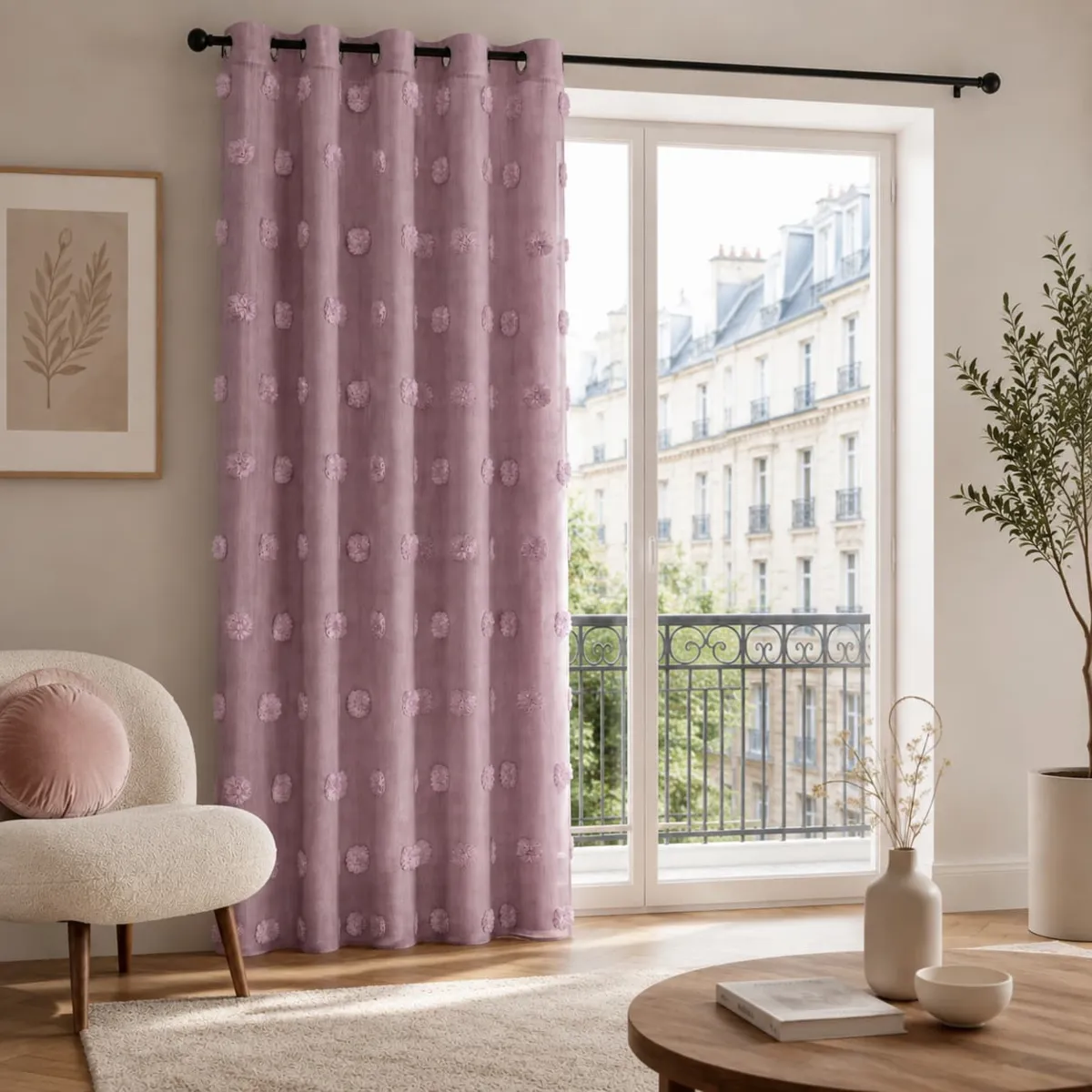 Tenda leggera (140 x 260 cm) Pompinou Lilla