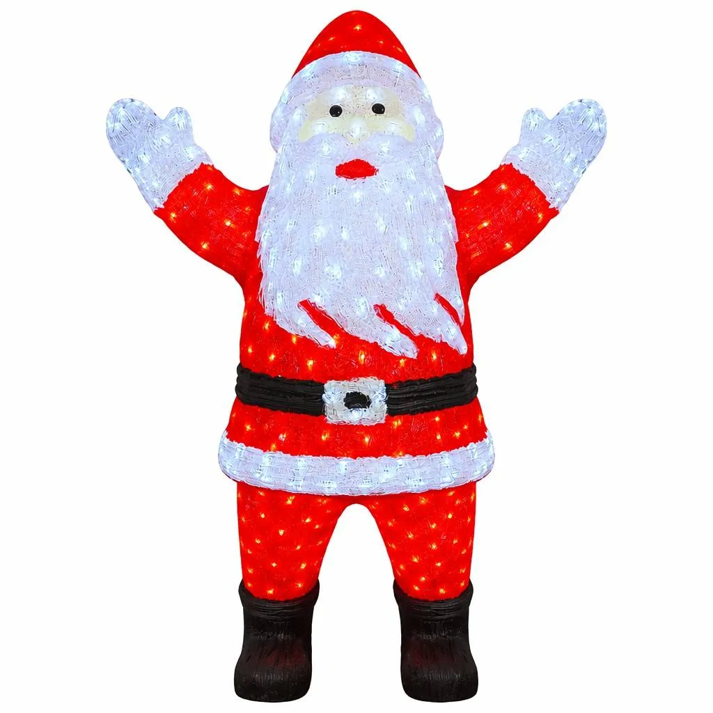 Babbo Natale luminoso 400 LED (H120 cm) Aster Bianco freddo