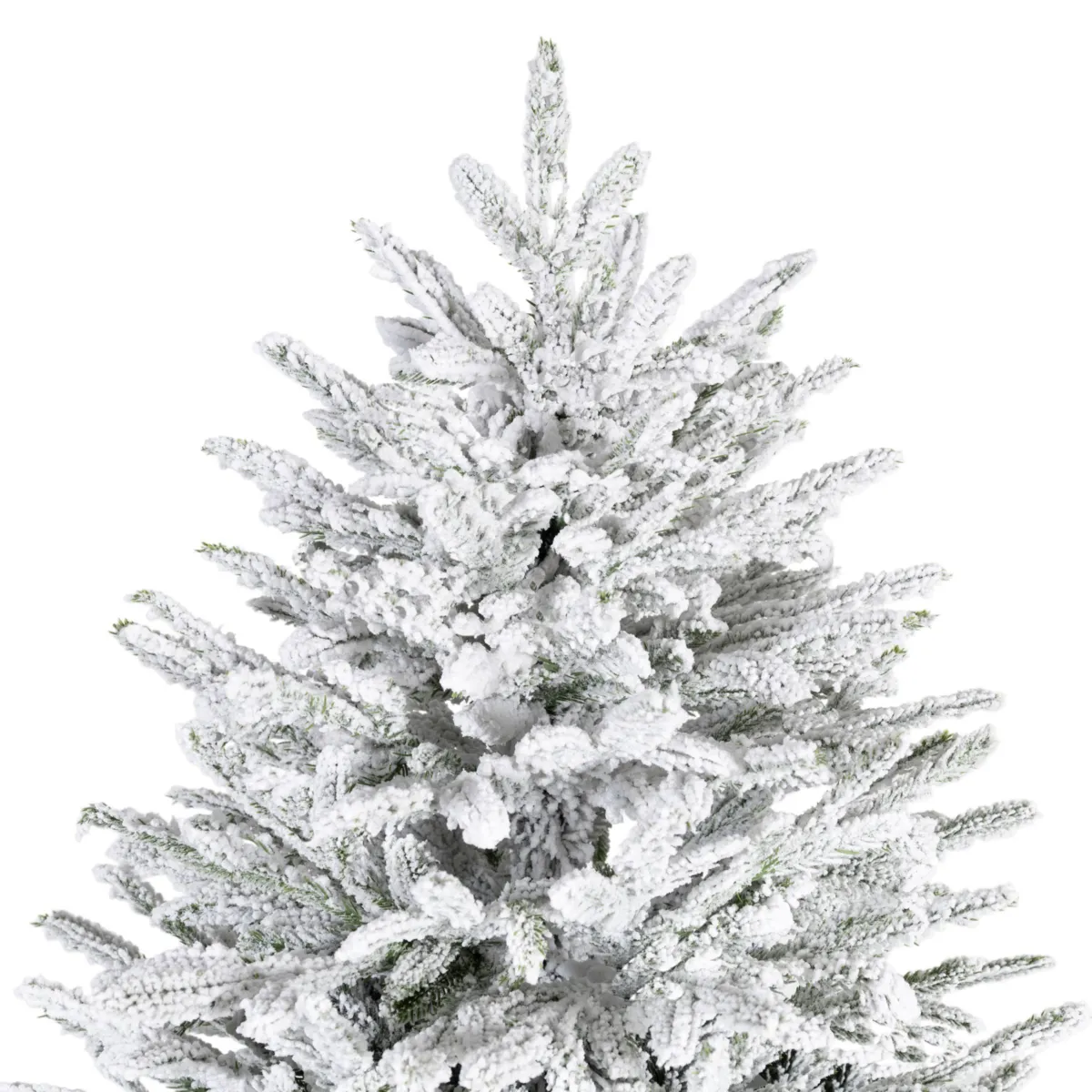 Albero di Natale artificiale (H270 cm) Lucania Verde innevato