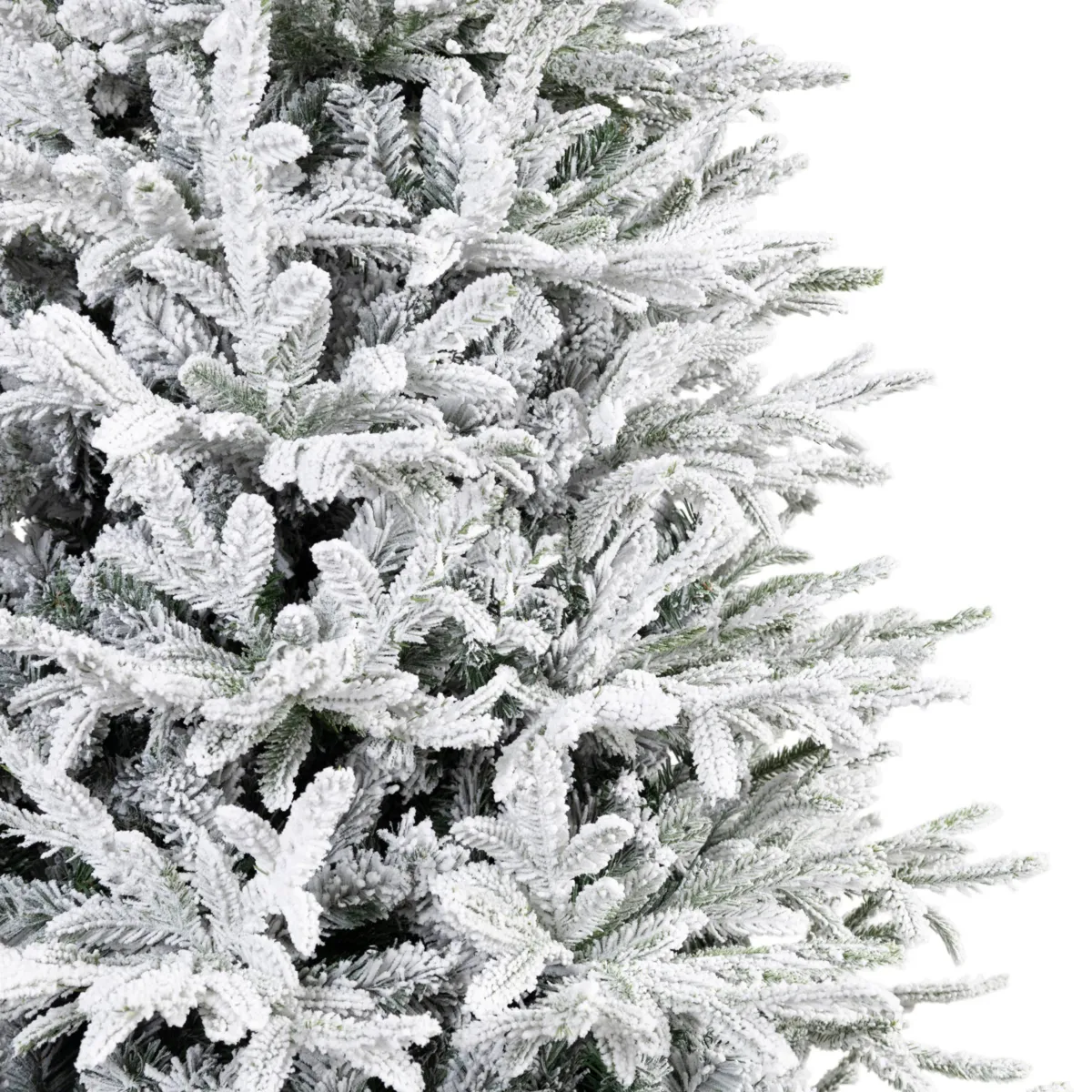 Albero di Natale artificiale (H210 cm) Lucania Verde innevato