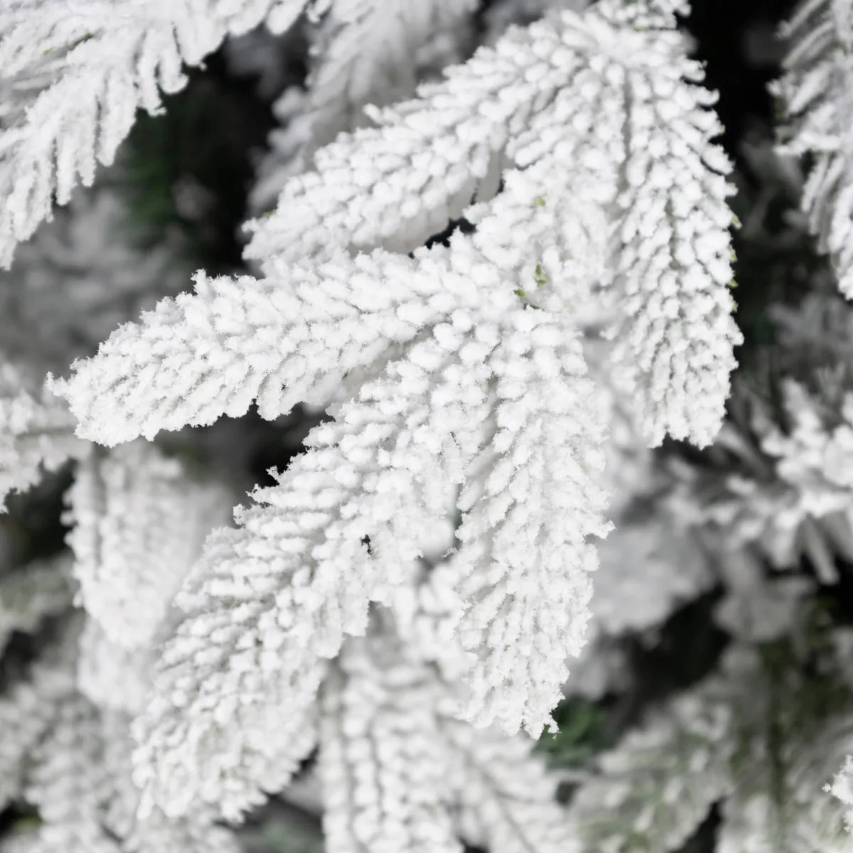 Albero di Natale artificiale (H210 cm) Lucania Verde innevato