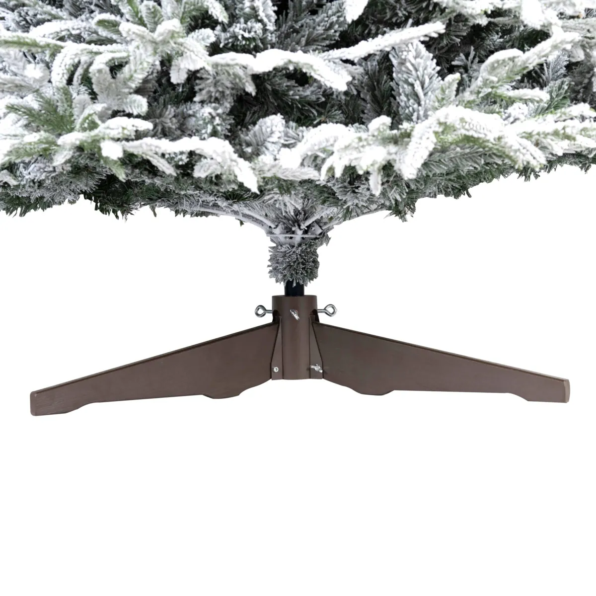 Albero di Natale artificiale (H210 cm) Lucania Verde innevato
