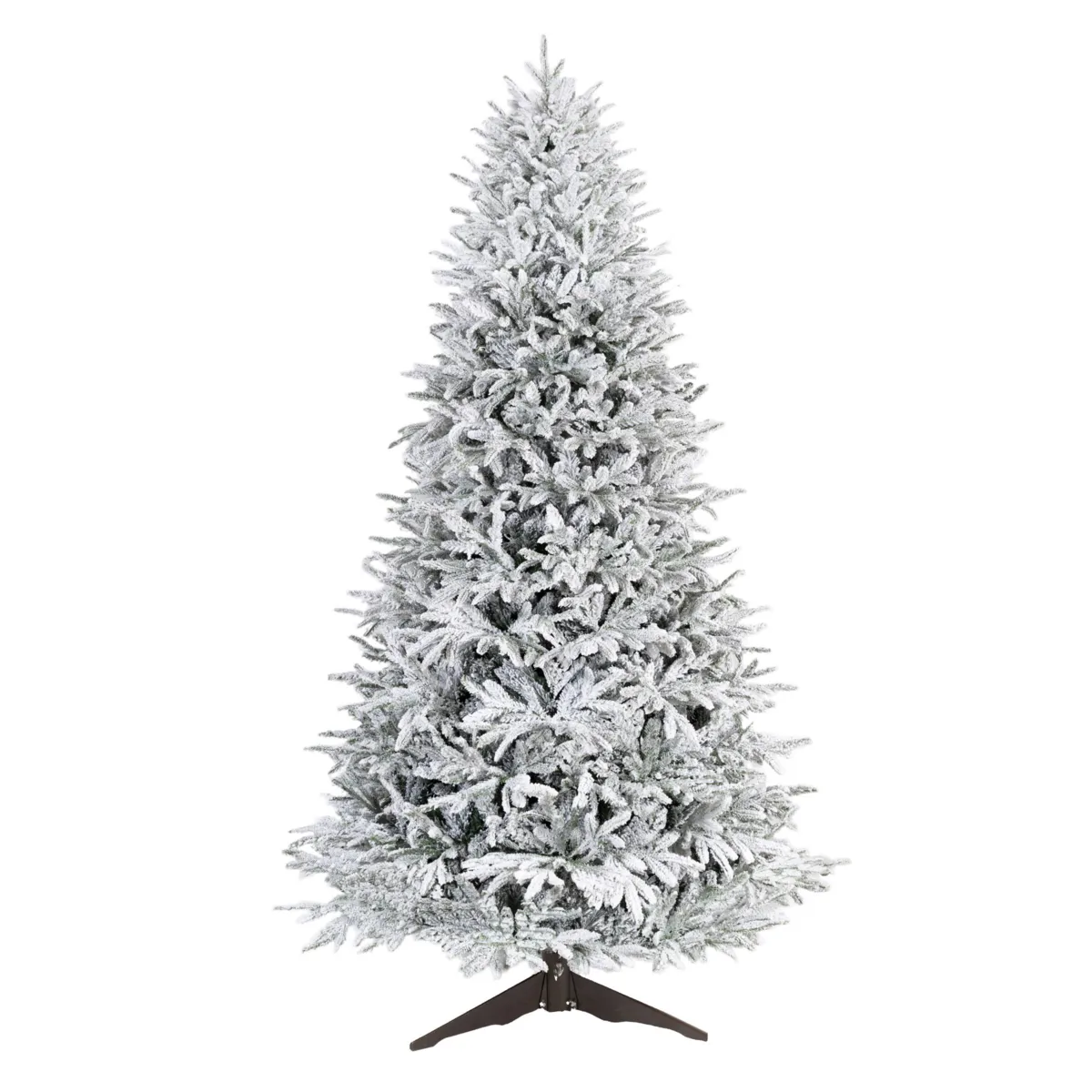 Albero di Natale artificiale (H210 cm) Lucania Verde innevato