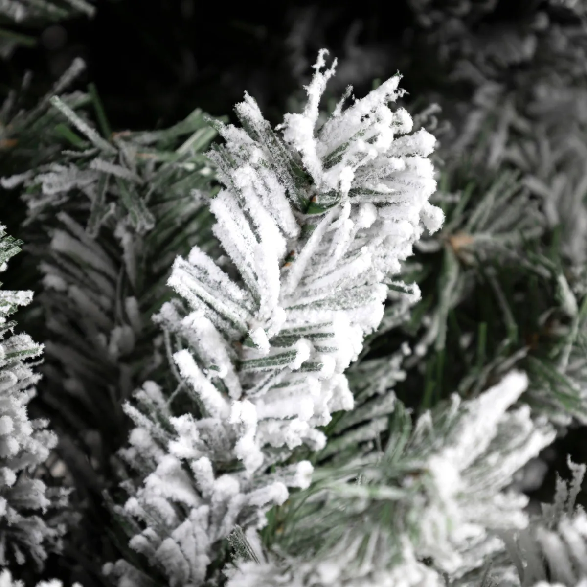 Albero di Natale artificiale (H180 cm) Lucania Verde innevato