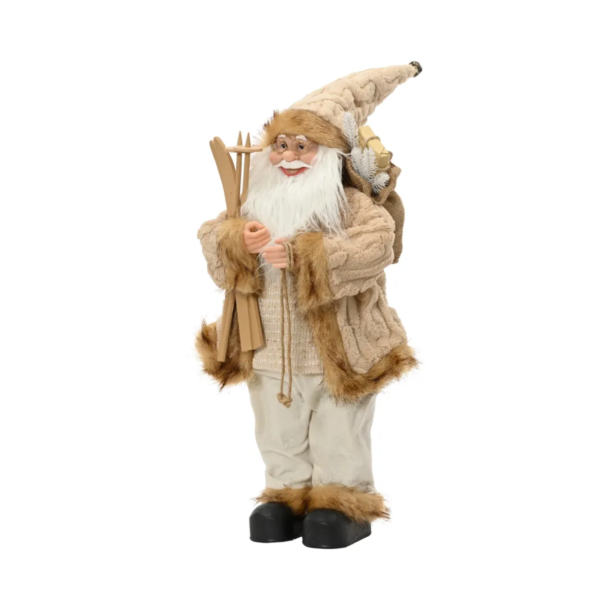 Babbo Natale tradizionale (H60 cm) Lucien Crema