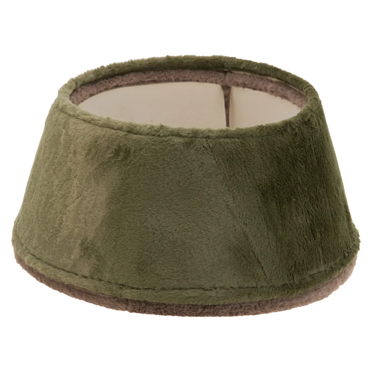 Copricapo albero di Natale (D55 cm) Finta Pelliccia Verde