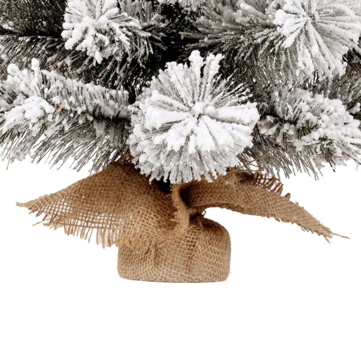 Albero artificiale da tavolo (H60 cm) Edmonton Verde innevato