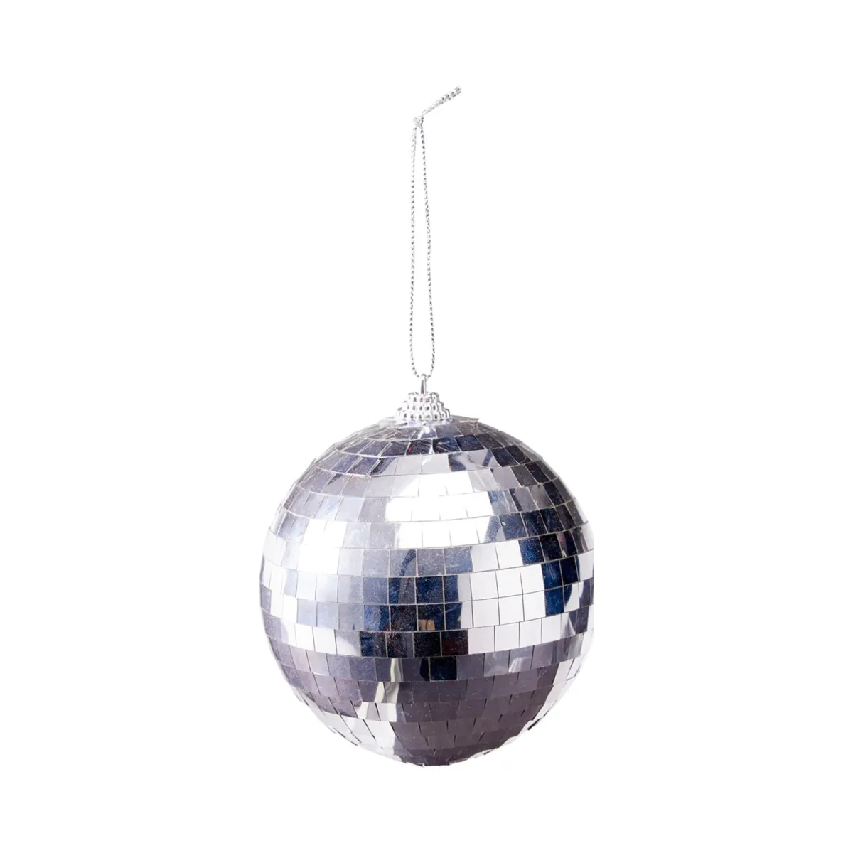 Set di 6 palline (D80 mm) Specchio Argento