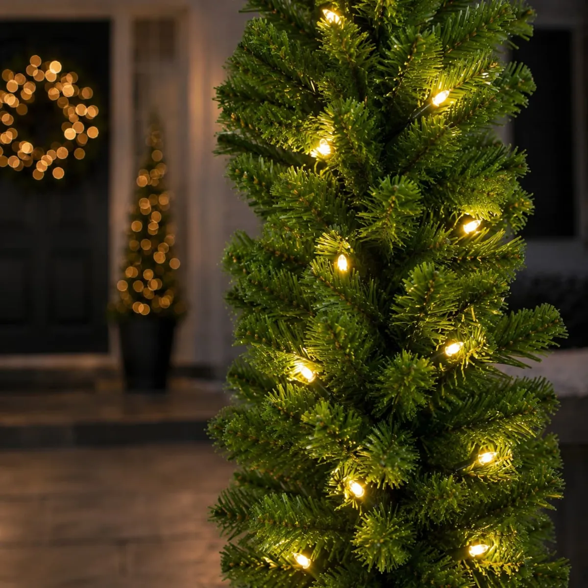 Arco luminoso artificiale di Natale 400 LED (H240 cm) Glorya Royal Verde Abete
