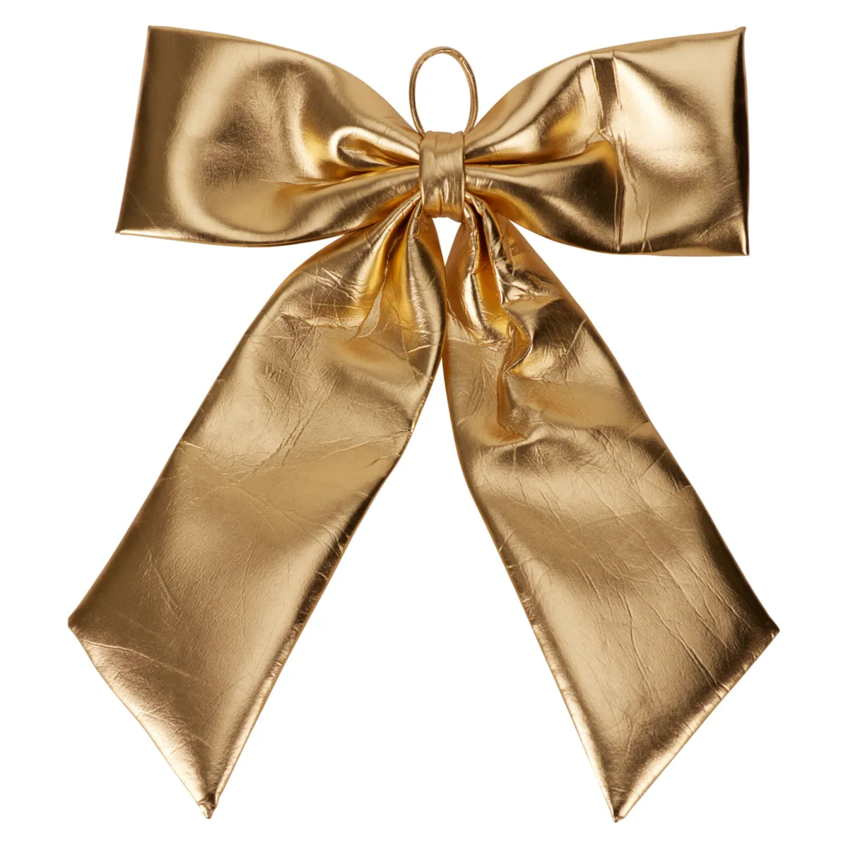 Fiocco di Natale Gigante (H80 cm) Shiny Oro