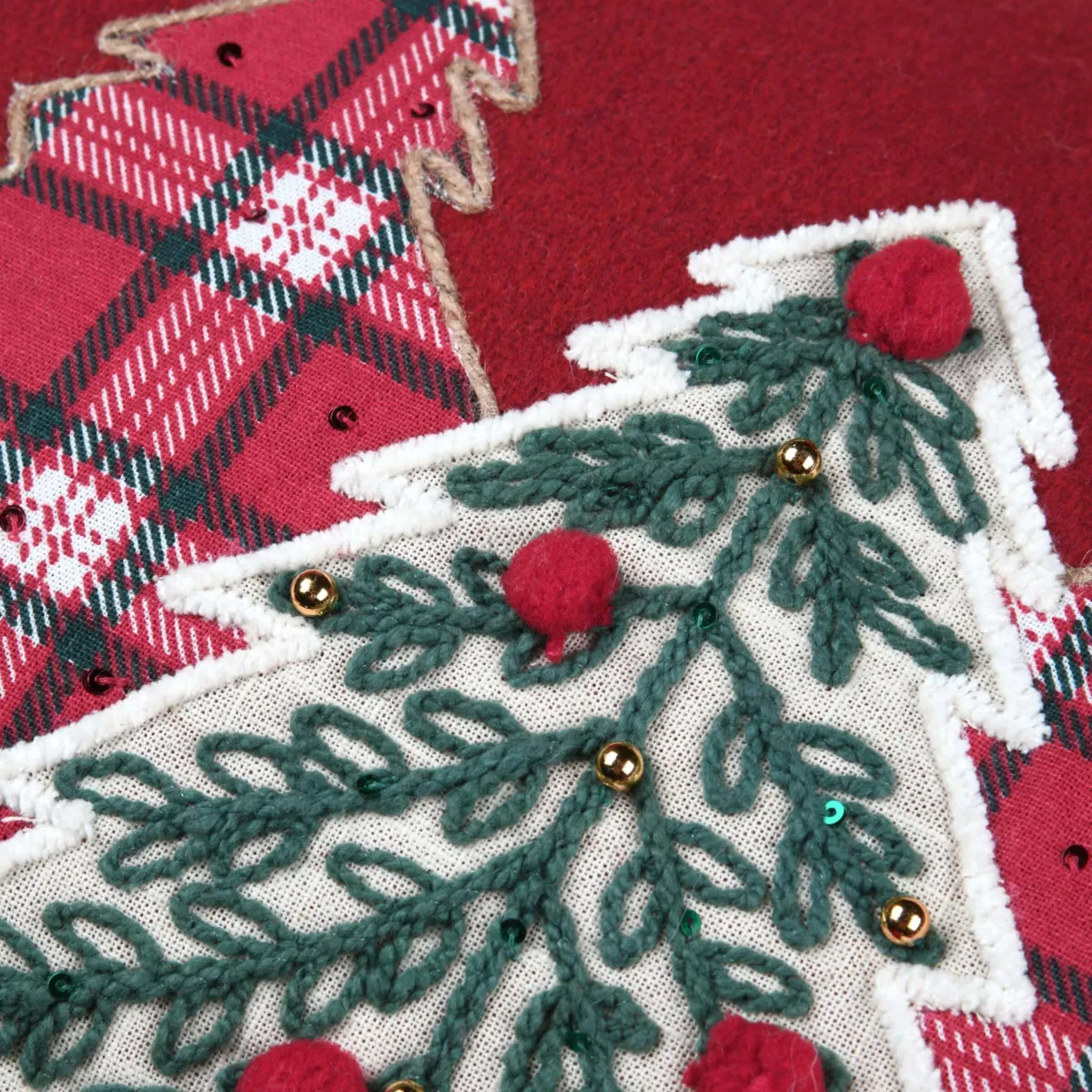 Cuscino di Natale rettangolare (35 x 65 cm) Clark Rosso