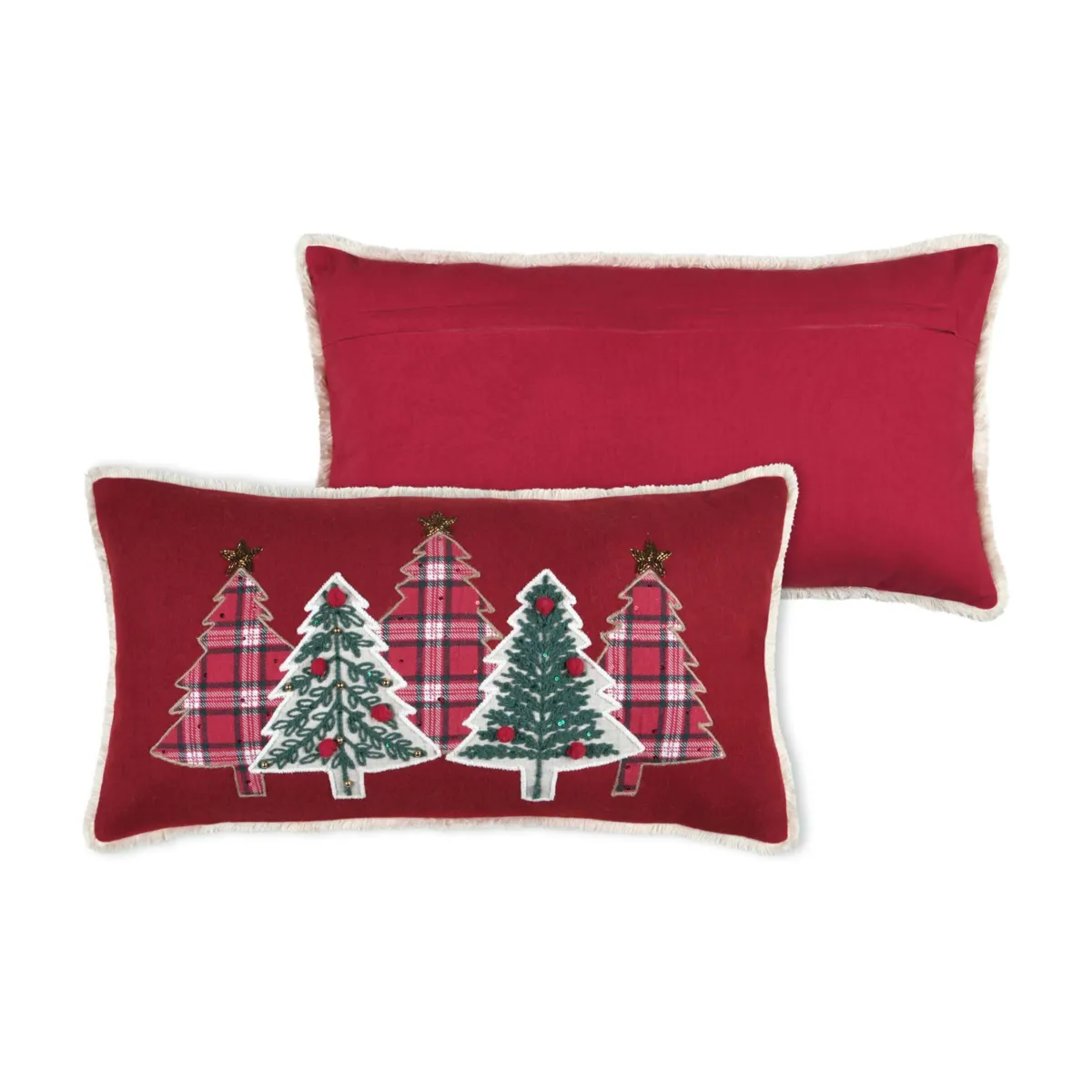 Cuscino di Natale rettangolare (35 x 65 cm) Clark Rosso