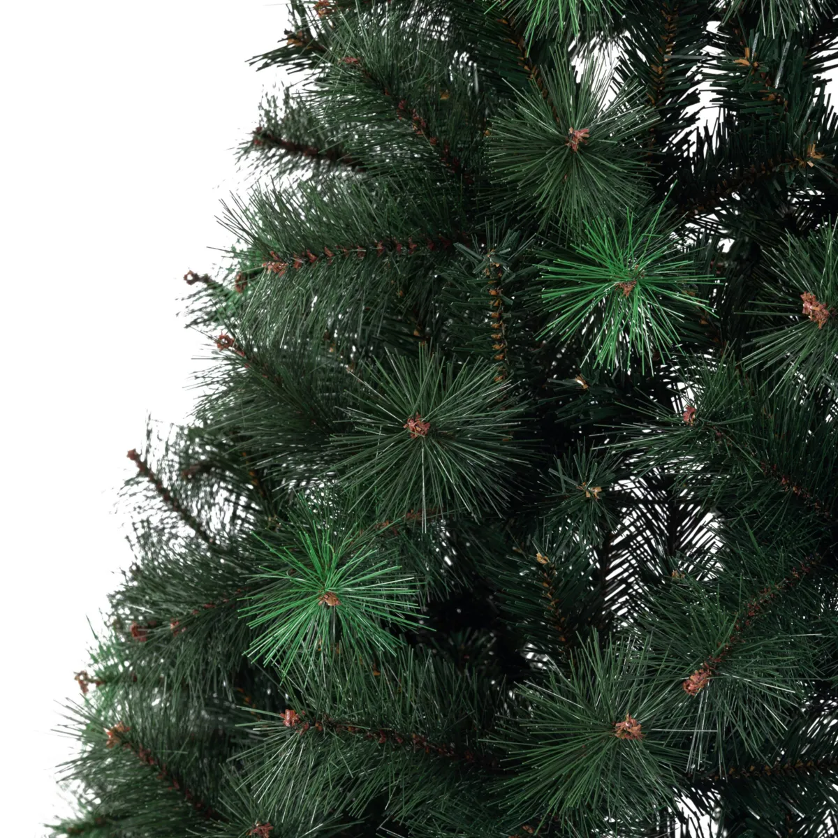Mezzo albero di Natale artificiale (H150 cm) Edmonton Verde abete