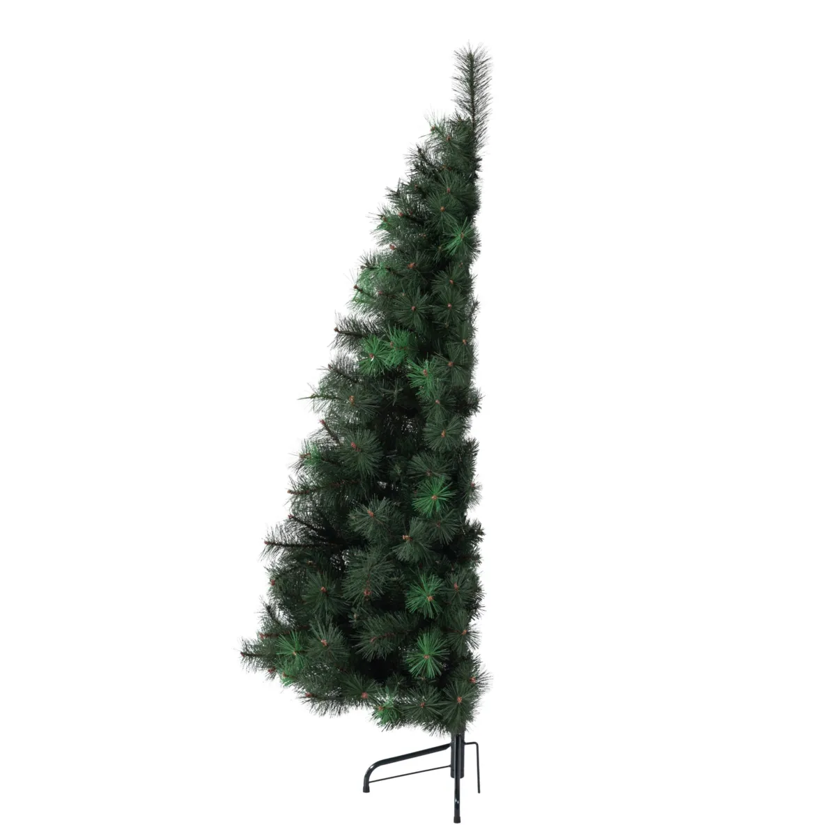 Mezzo albero di Natale artificiale (H150 cm) Edmonton Verde abete
