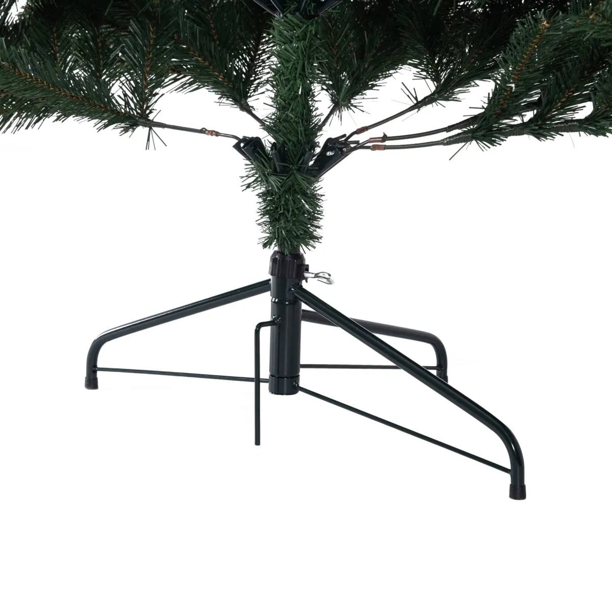 Mezzo albero di Natale artificiale (H180 cm) Edmonton Verde abete