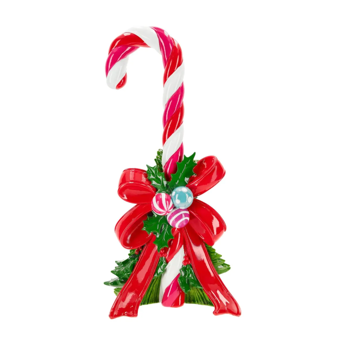 Grande Canna di zucchero (H46 cm) Candy sweet Rosso e bianco