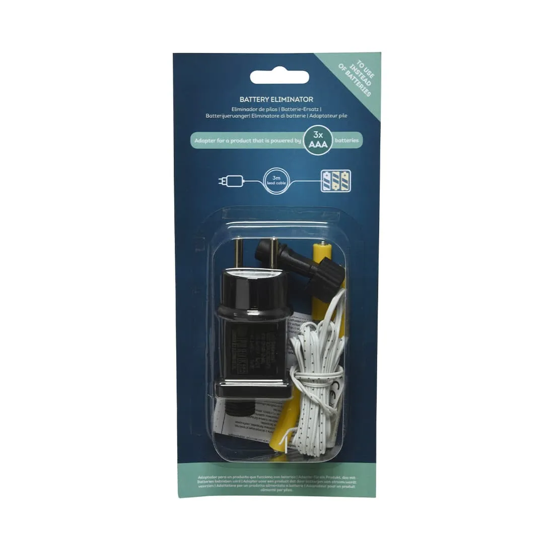 Adattatore di rete universale per pile 9 x AA
