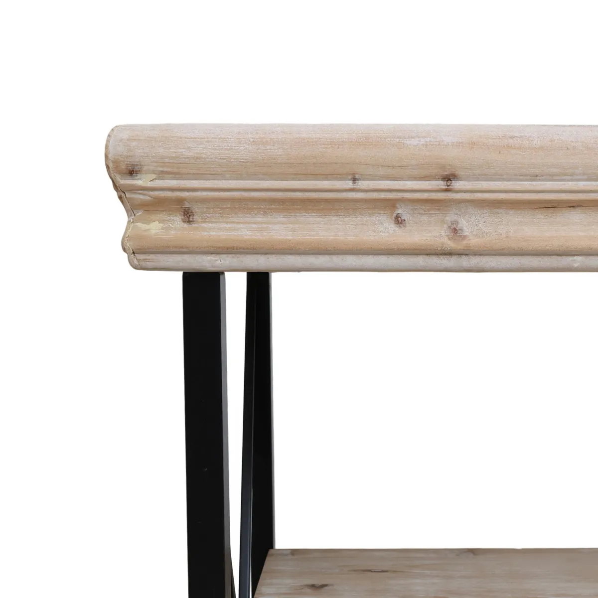 Scaffale 5 livelli legno e metallo (61 x 195 cm) Otis Naturale
