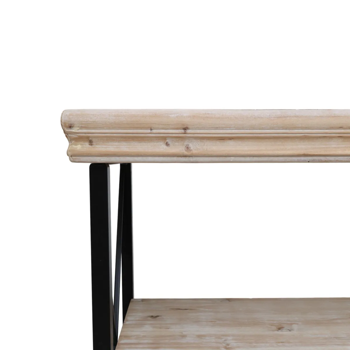 Scaffale 4 livelli legno e metallo grande modello (152 x 122 cm) Otis Naturale