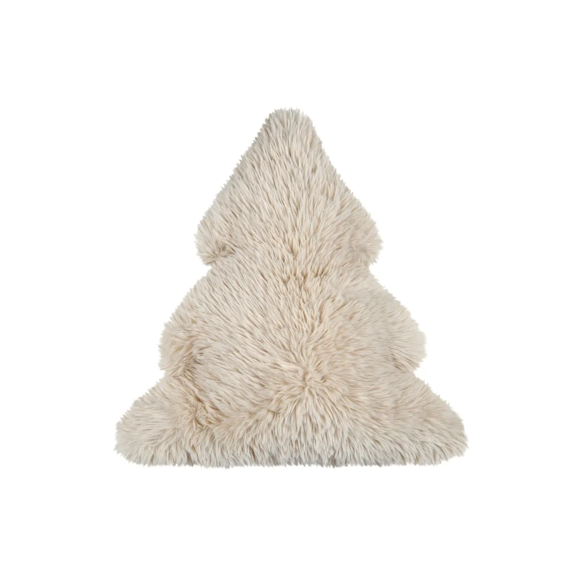 Cuscino di Natale a forma di albero (50 x 46 cm) Ginger Ecru