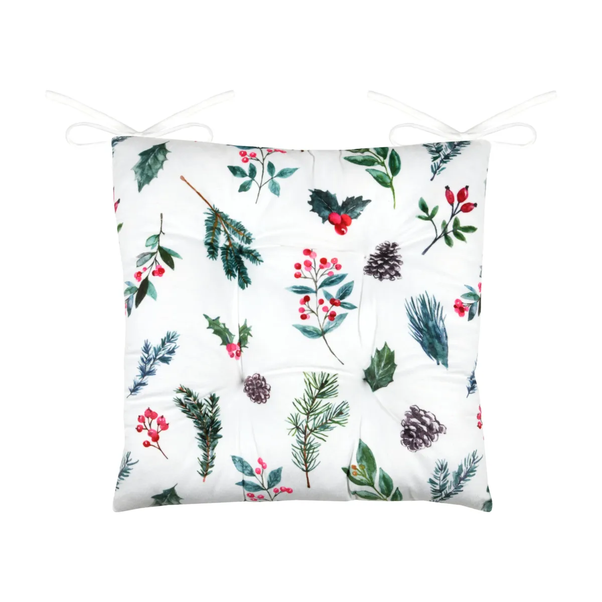 Cuscino per sedia di Natale (38 x 38 cm) Christmas Verde