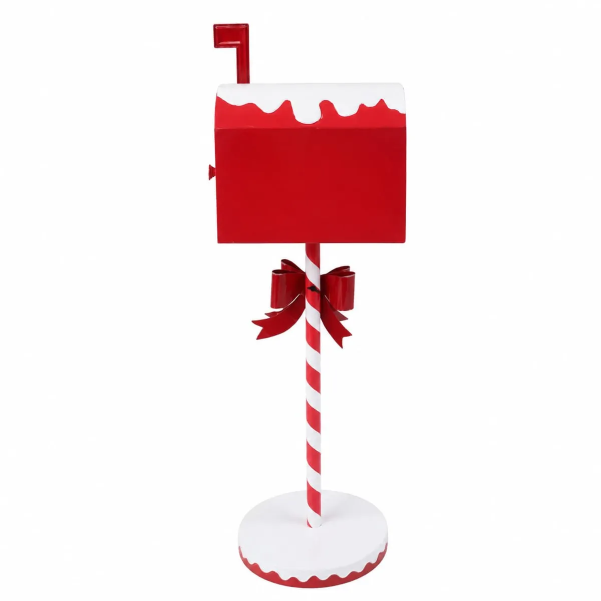 Cassetta postale in metallo (H89 cm) Dolci Natalizi Rosso