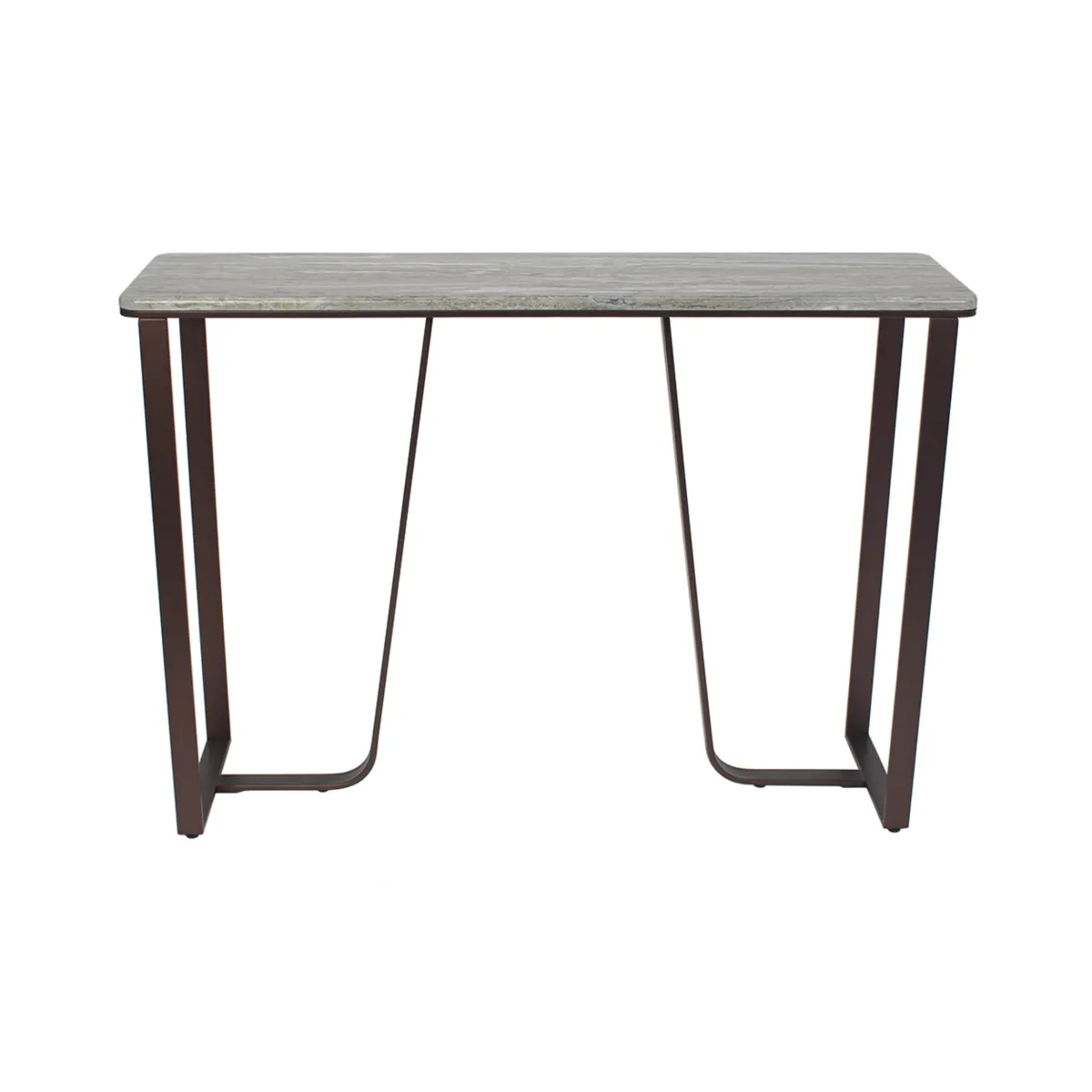 Consolle in metallo (L120 cm) Orizon Marrone