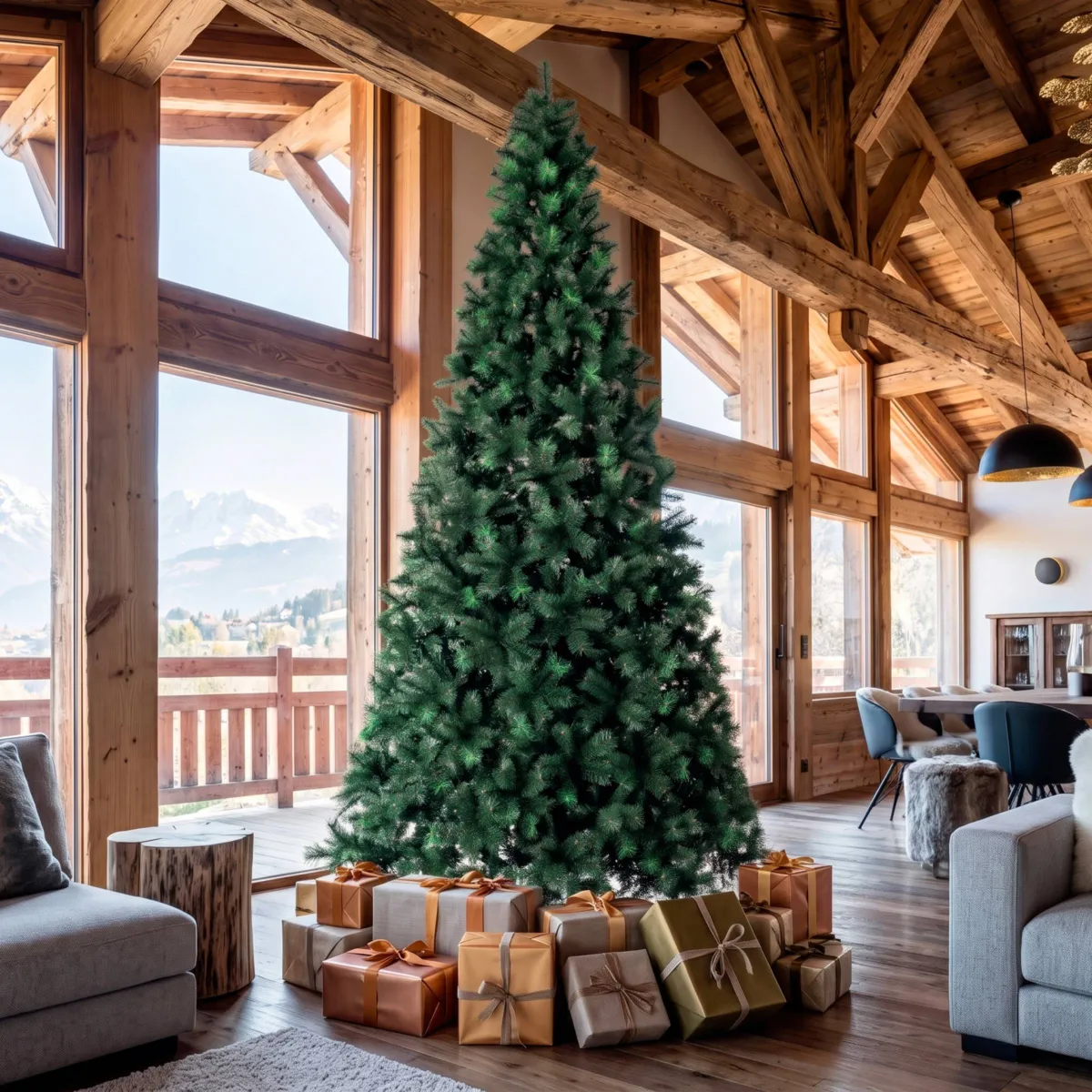 Albero di Natale artificiale (H360 cm) Edmonton Verde abete