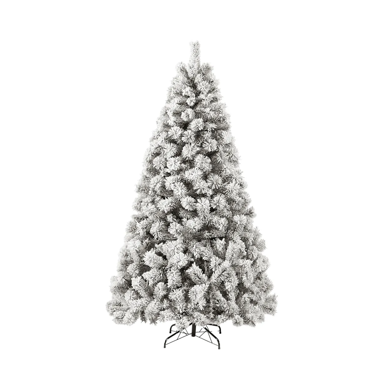 Albero di Natale artificiale Vancouver Alt. 180 cm Verde innevato