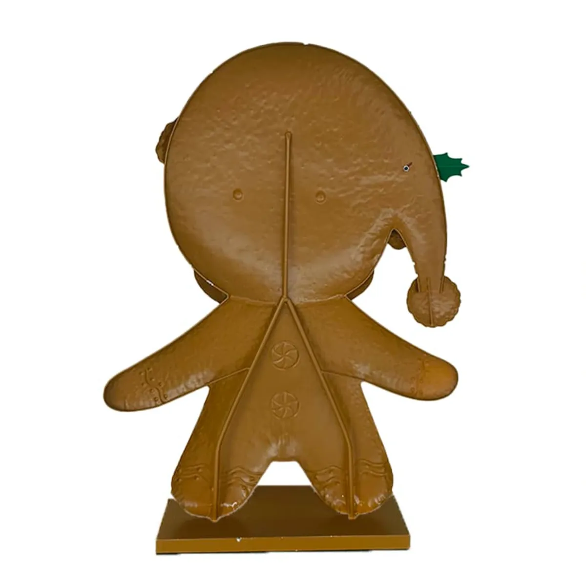 Figura decorativa in metallo (H100 cm) Il piccolo biscotto di Natale