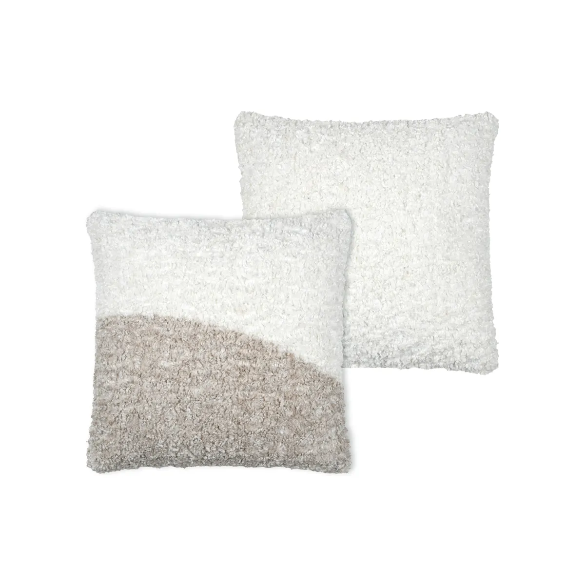 Cuscino quadrato in bouclé (50 x 50 cm) Felidae Ecru