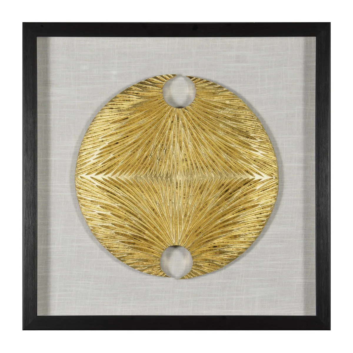 Quadro decorativo in rilievo in legno (60 x 60 cm) Alya Oro