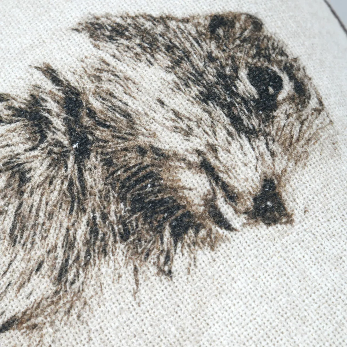 Cuscino quadrato in cotone (45 x 45 cm) Granon Tortora