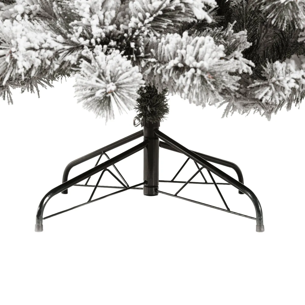 Albero di Natale artificiale Vancouver Alt. 180 cm Verde innevato