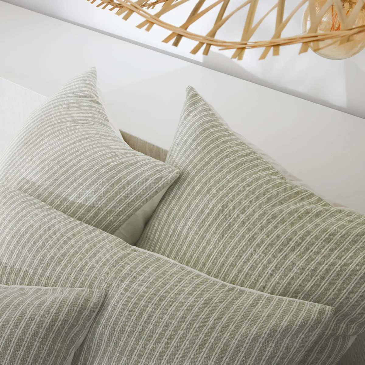 Copripiumino reversibile in cotone testurizzato e percale (240 x 220 cm) Alice Verde