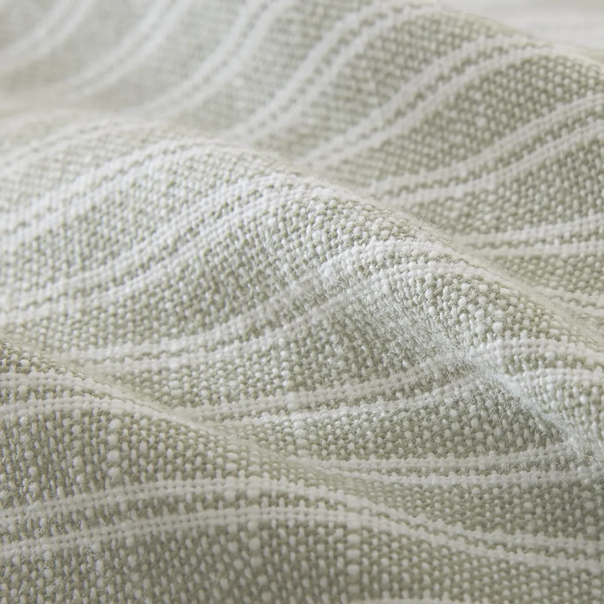 Copripiumino reversibile in cotone testurizzato e percale (260 x 240 cm) Alice Verde