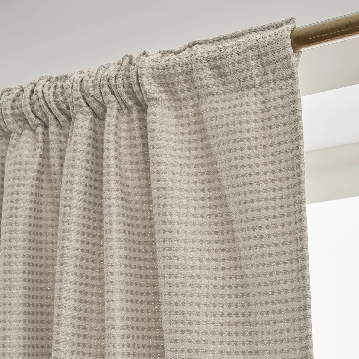 Tenda semi-oscurante termica passanti nascosti (140 x 240 cm) Lona Beige