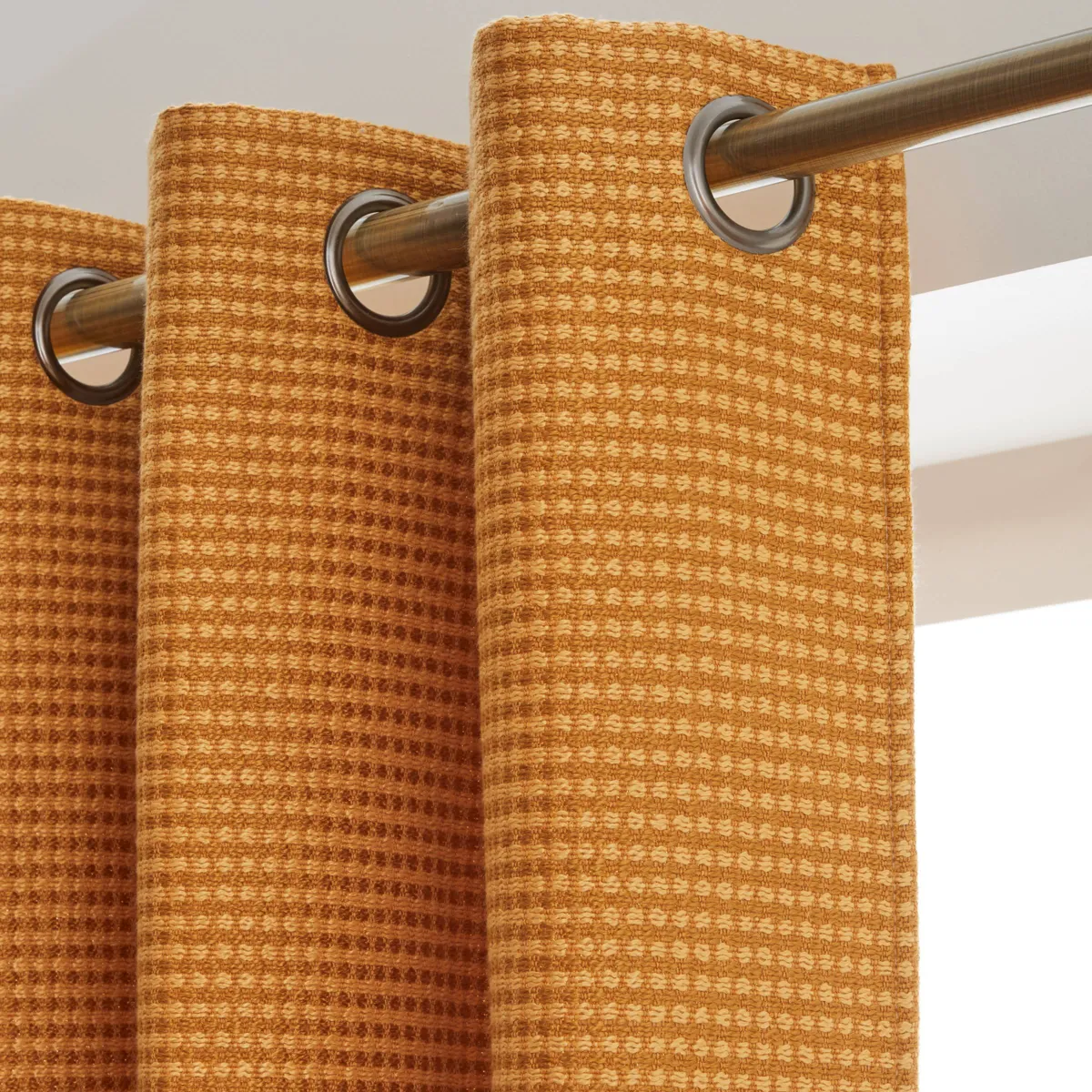 Tenda semi-oscurante termica (140 x 180 cm) Lona Giallo senape