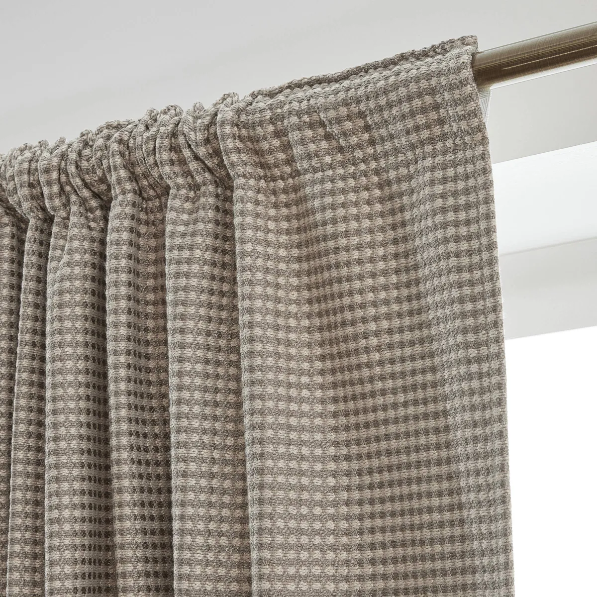 Tenda semi-oscurante termica passanti nascosti (140 x 240 cm) Lona Ecru