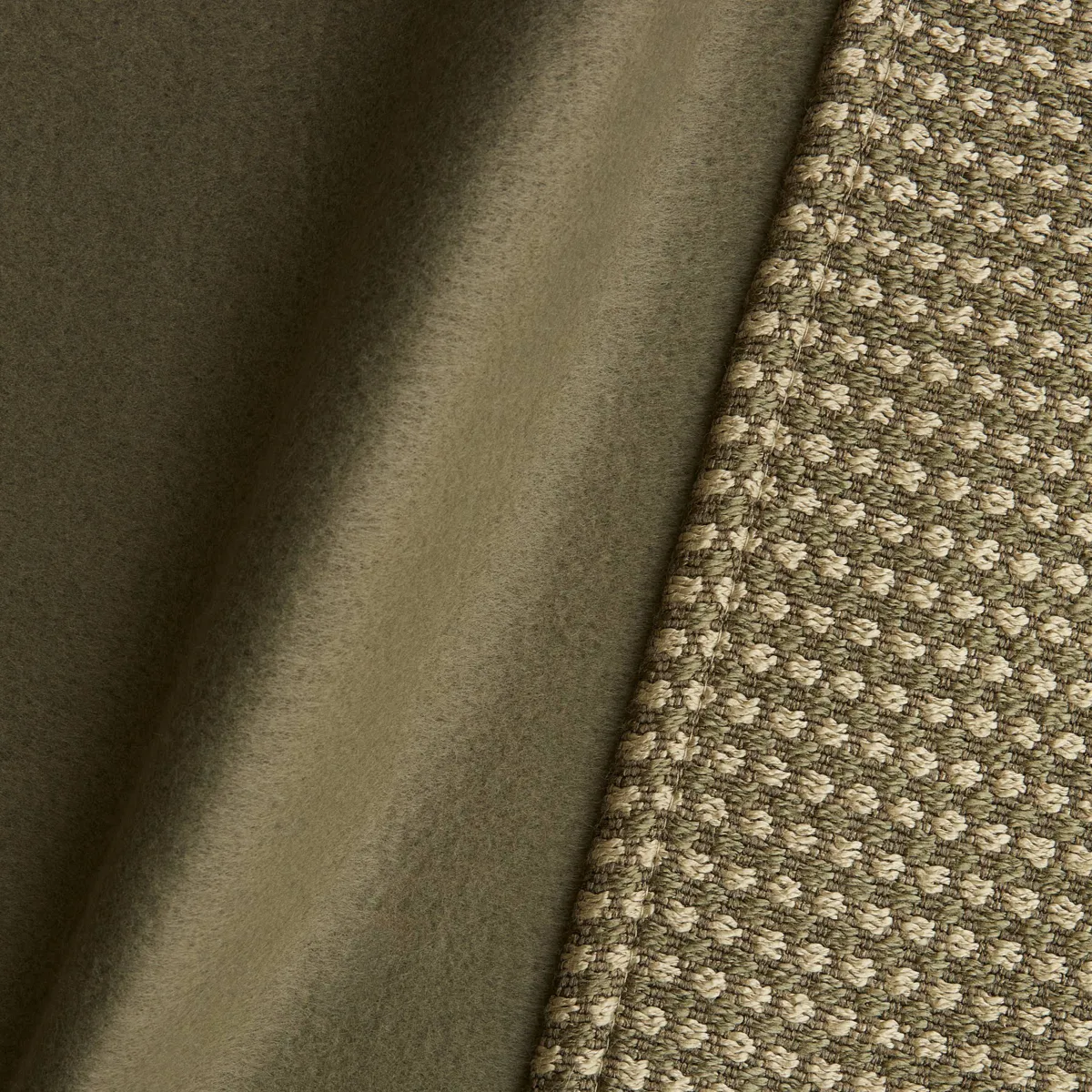 Tenda semi-oscurante termica passanti nascosti (140 x 240 cm) Lona Verde cachi