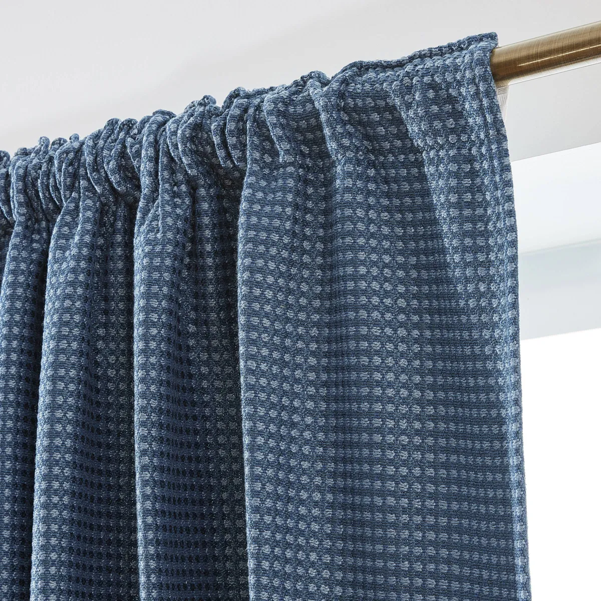 Tenda semi-oscurante termica passanti nascosti (180 x 260 cm) Lona Blu